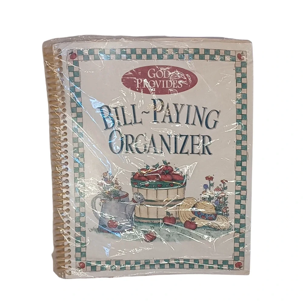 Vintage Christian Collection Bill-Paying Organizer Planner